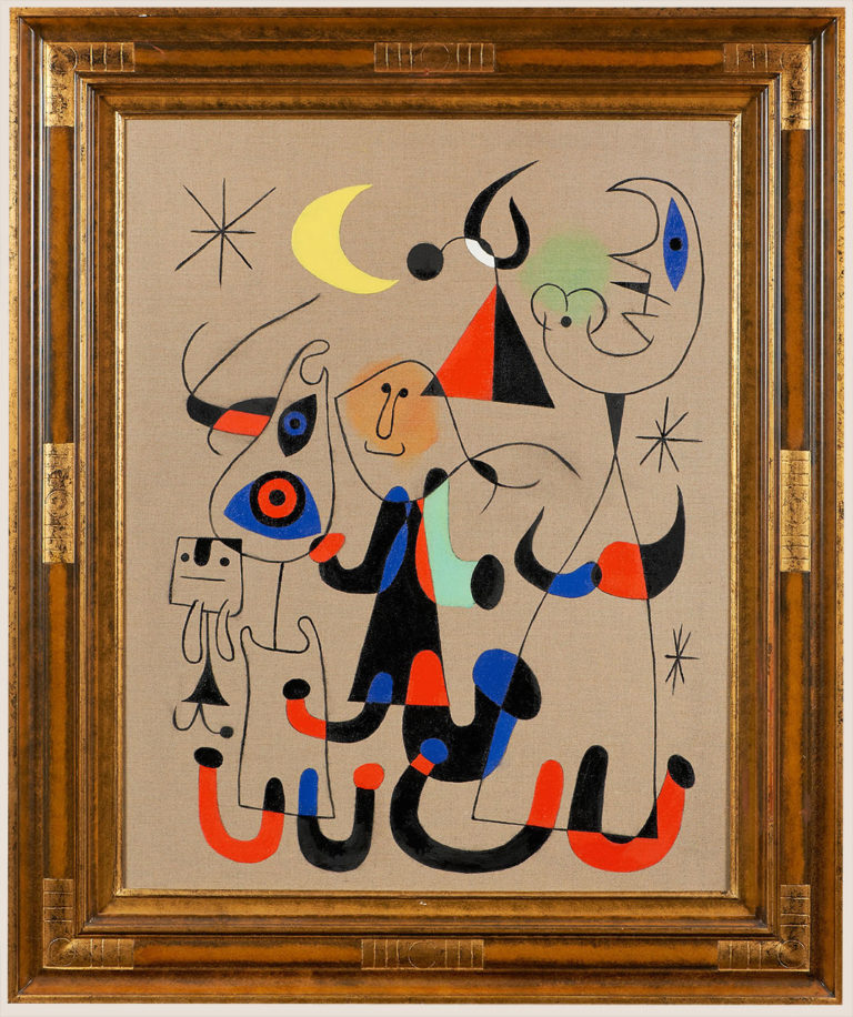 Composition D'après Joan Miro